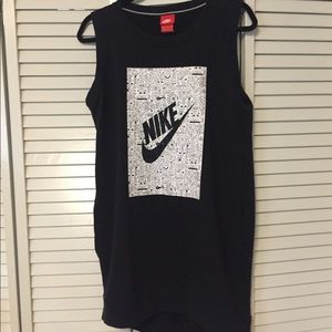 Nike Women's Black 'Rally' Sleeveless Shirt Dress